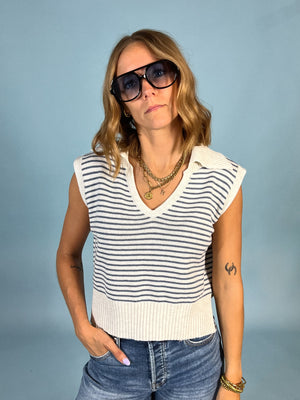 Save It V-Neck Knit Top