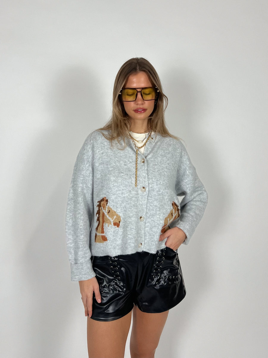 Bronco Cropped Cardigan