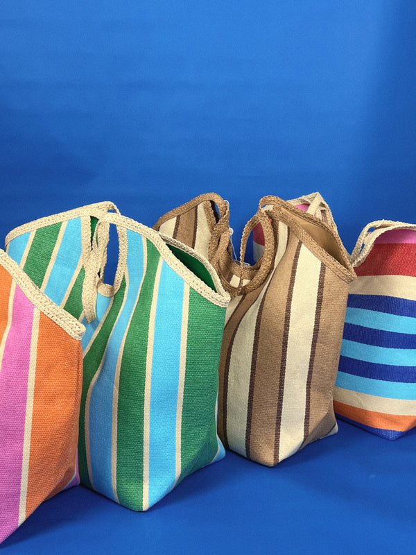 Capri Stripe Tote