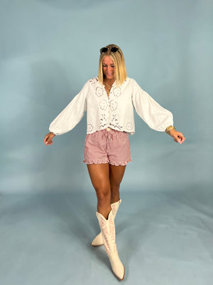 Sweet Like This Eyelet Blouse