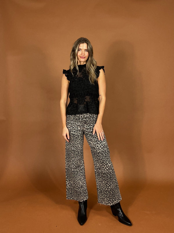 Meet Me At Midnight Lace Top