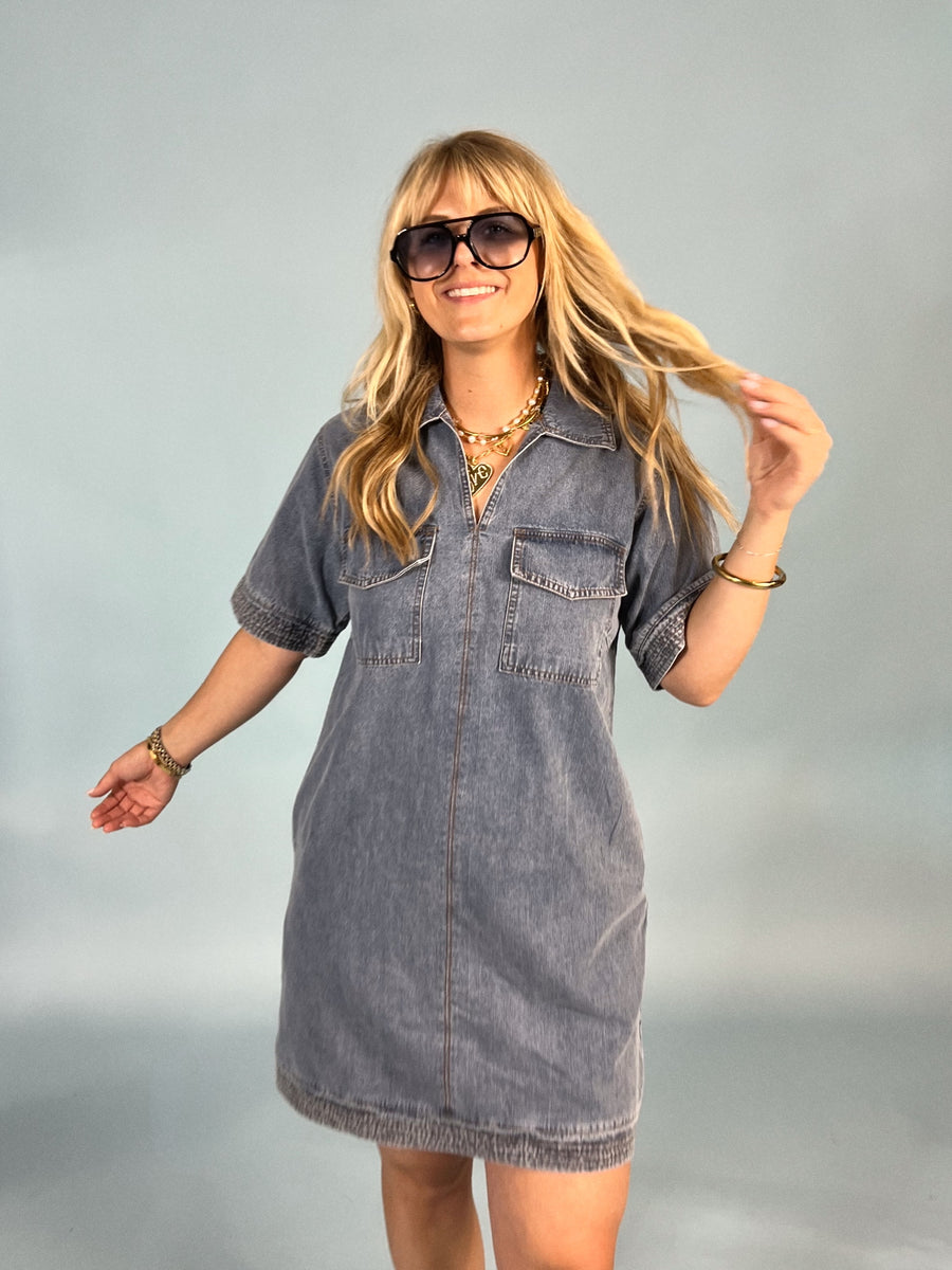 Monroe Denim Dress