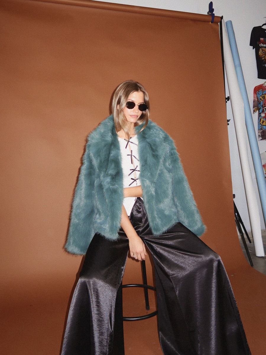 Emerald Hour Fur Coat