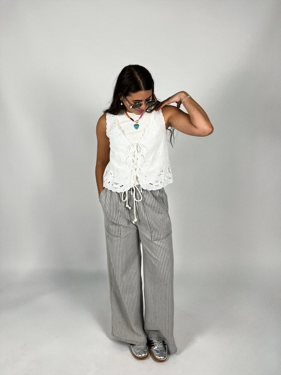 Cove Washed Stripe Pants