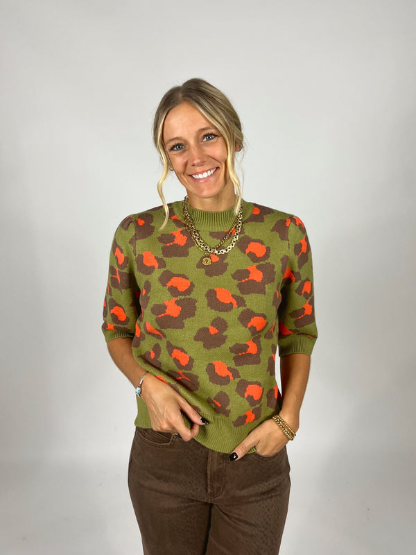 Wild Intentions Short Sleeve Sweater
