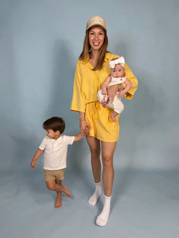 Sunflower Oversize Button Down