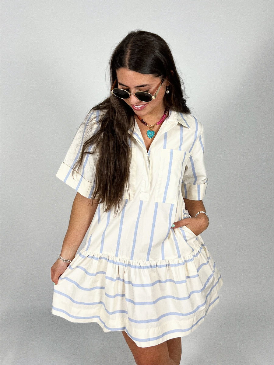 Weekend Plans Stripe Dress