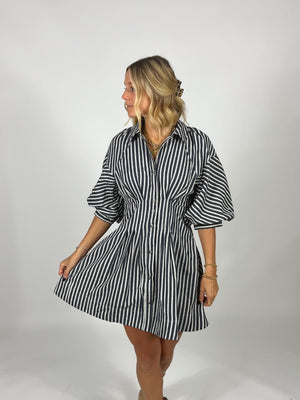 Stripe Scene Mini Dress