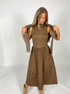Penelope Mock Neck Dress