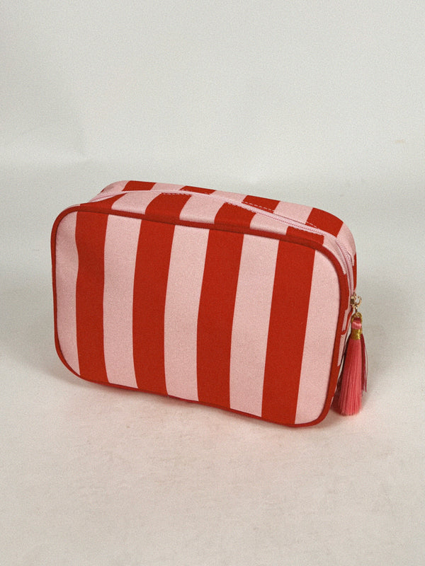 Stripe Canvas Pouch