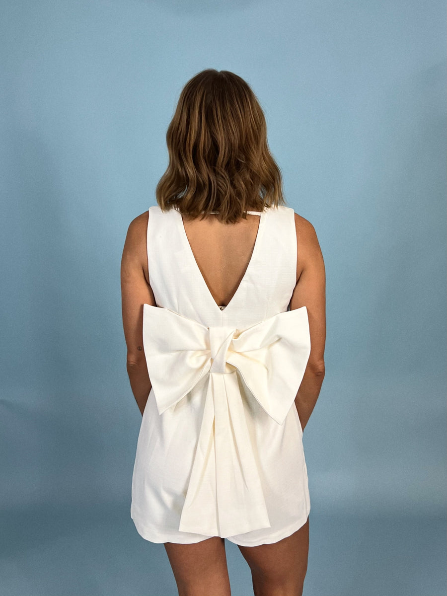 Bow'd Up Romper
