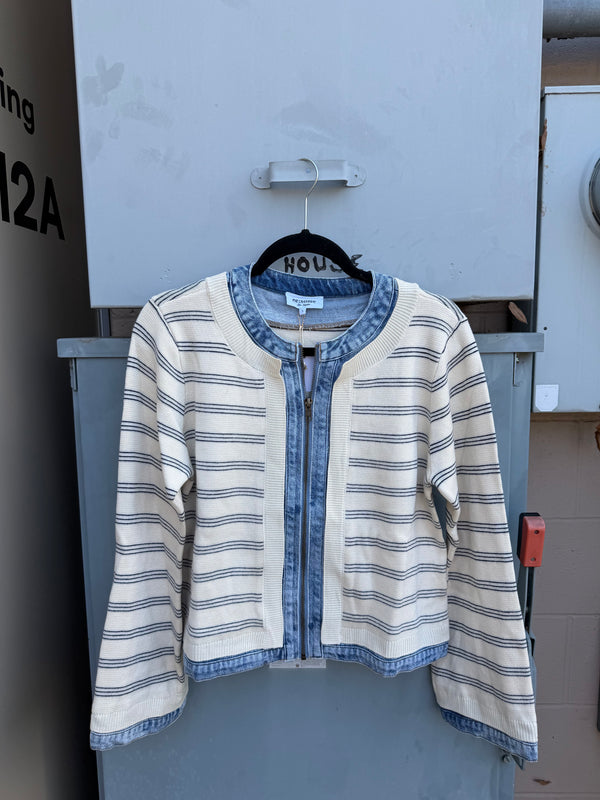 Dream On Denim Trim Jacket