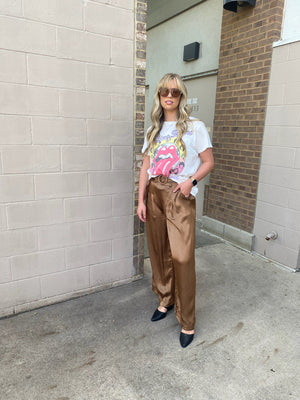 Lydia Belted Wide Leg Trousers