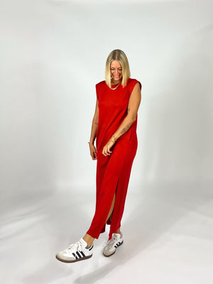 Split Second Jersey Knit Dress