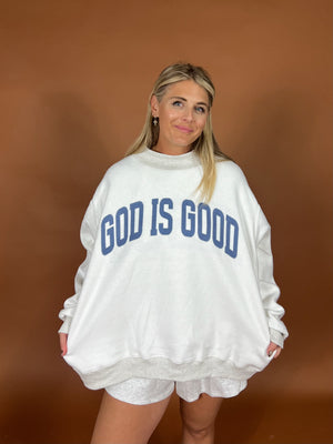 Jesus\God is Good Reversible Sweatshirt
