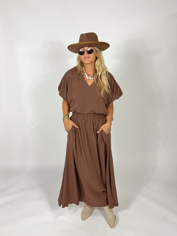 Coffee Break Skirt Set