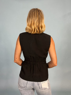 Clara Cinched Waist Vest