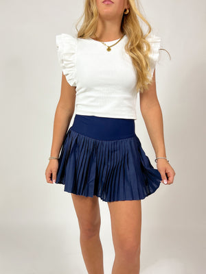 Posie Pleated Athletic Skirt