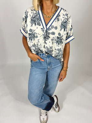 Storybook V-Neck Blouse