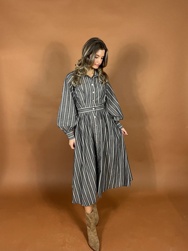 Stripe Situation Midi Dress