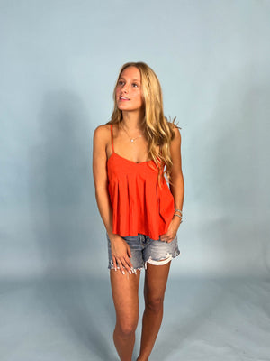 Dickson Pleated Tank Top