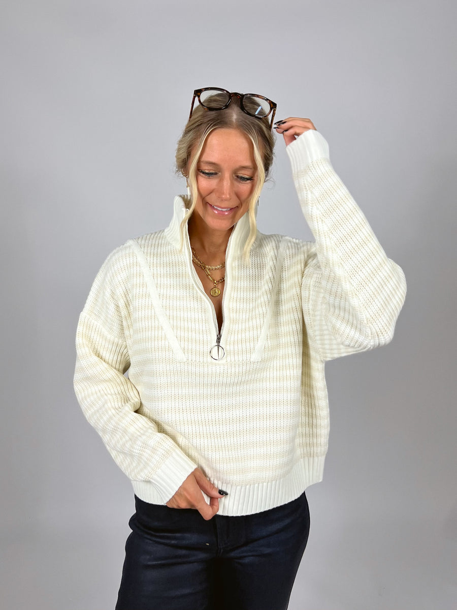 School Spirit Stripe Pullover