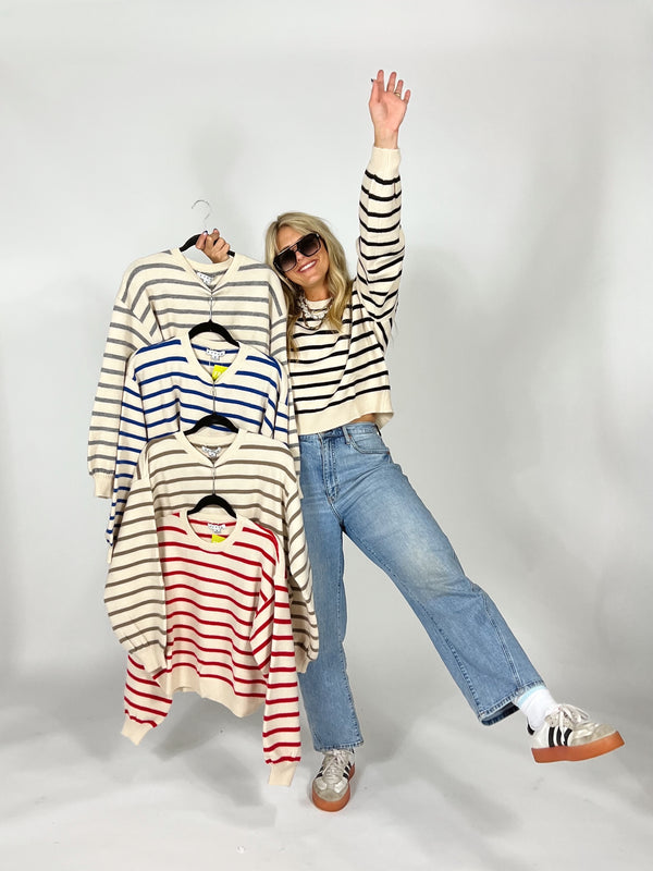 It Girl Stripe Sweater