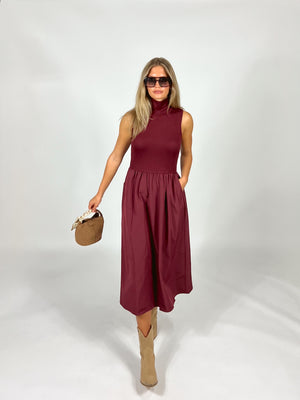 Penelope Mock Neck Dress