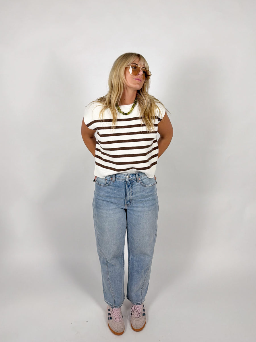 Main Street Stripe Top