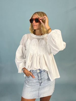 Lucy Lace Detail Top