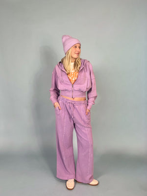 Color Me Purple Sweat Set