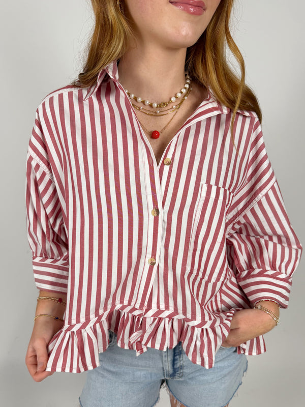Greenlight Stripe Blouse