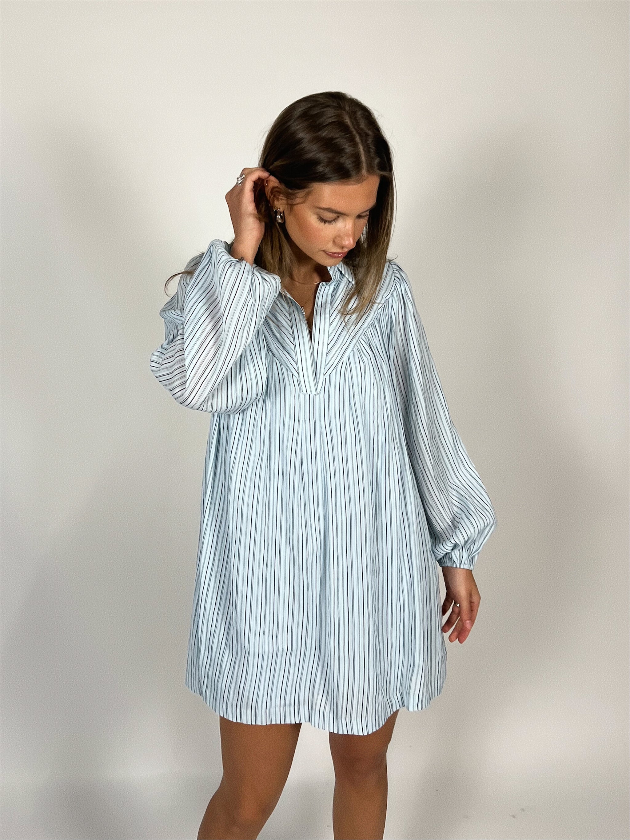 saylor mini dress Saylor Denim Mini Dress