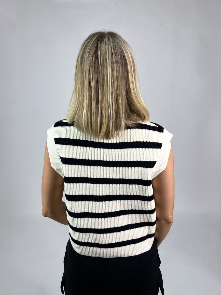 Terra Stripe Sweater Tank