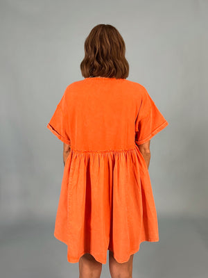 You're a Doll Orange Dress