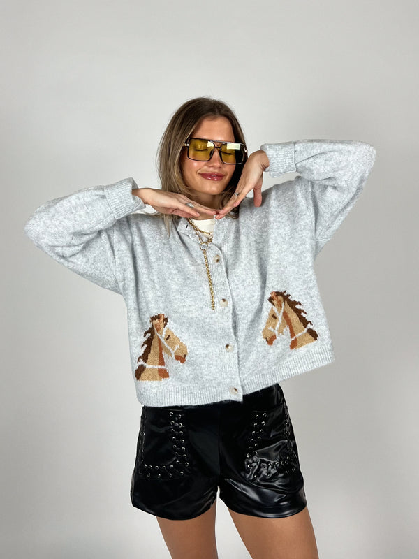 Bronco Cropped Cardigan