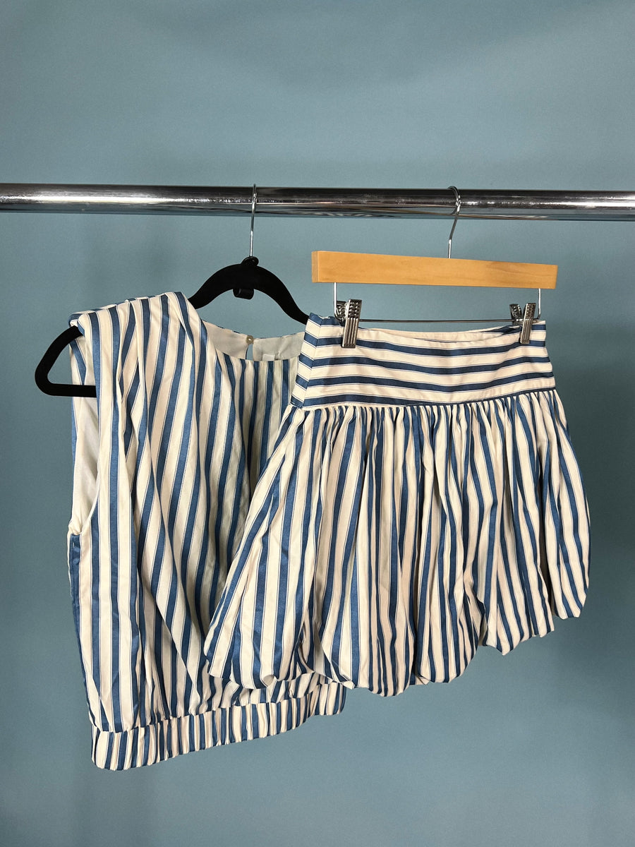 It's A Vibe Bubble Skirt Set