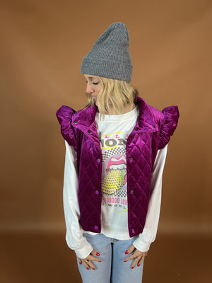 Glinda Velvet Vest