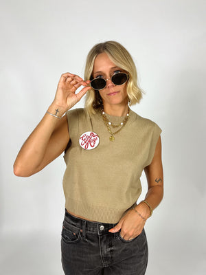 Hog Heaven Cropped Knit