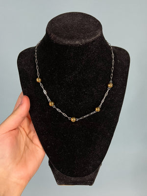 Two Toned Bubble Necklace