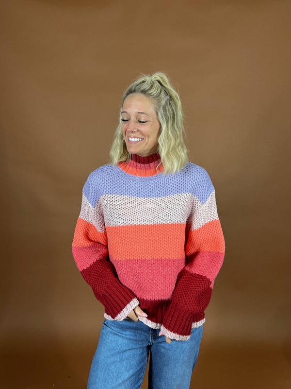 Candy Crush Turtleneck Sweater