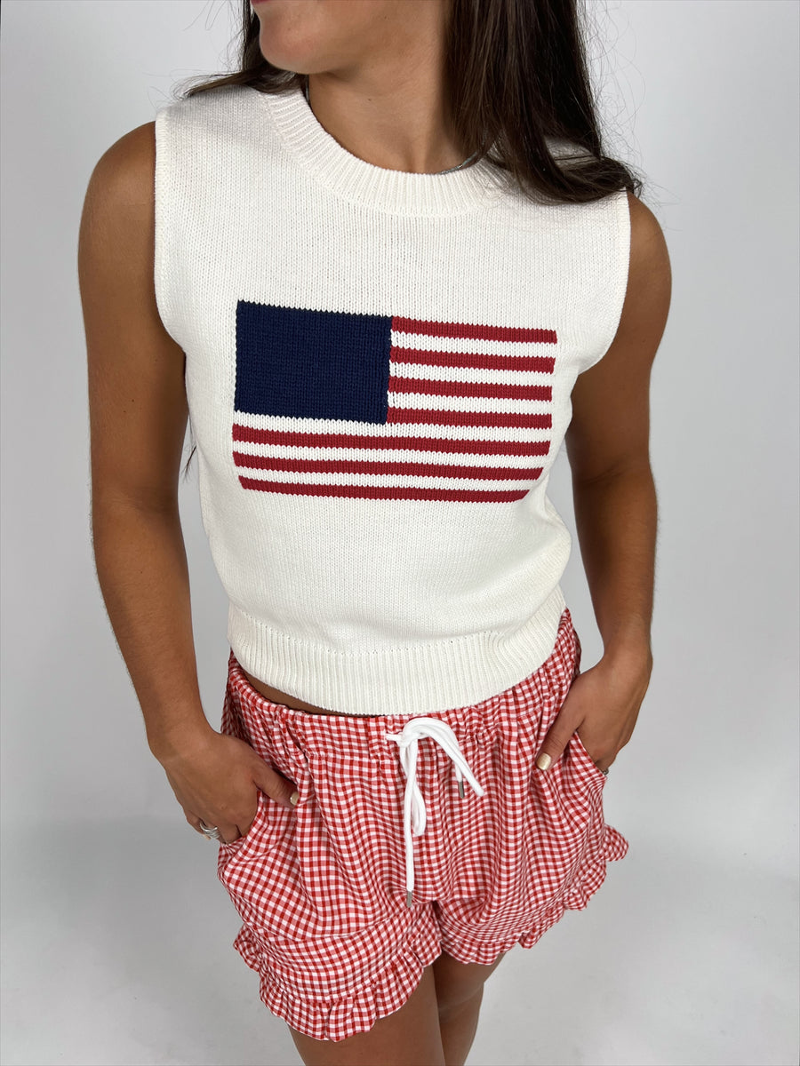 Stars and Stripes Knit Tank