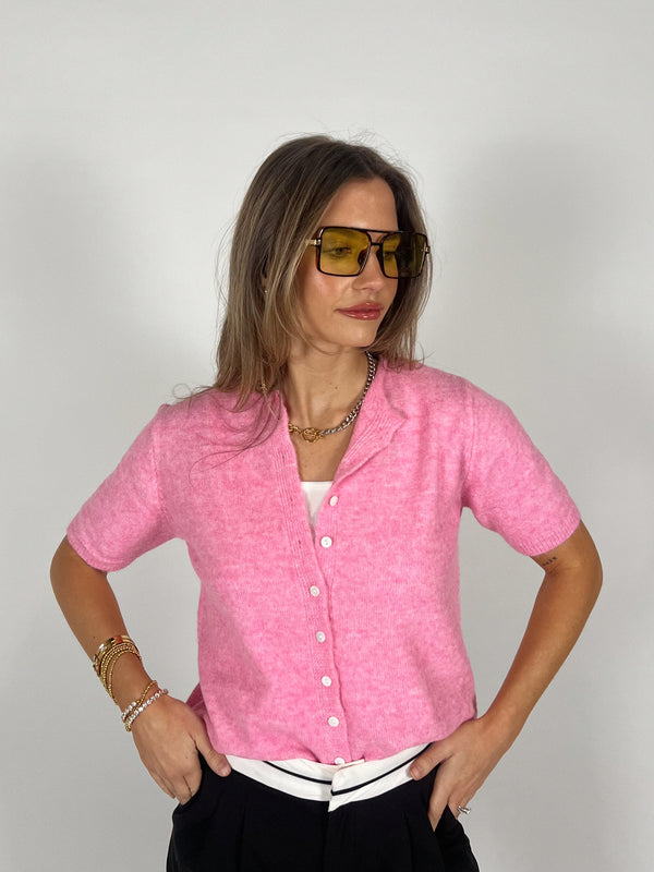 I'm Blushing Short Sleeve Cardigan