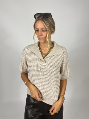 Stay Awhile Knitted Top