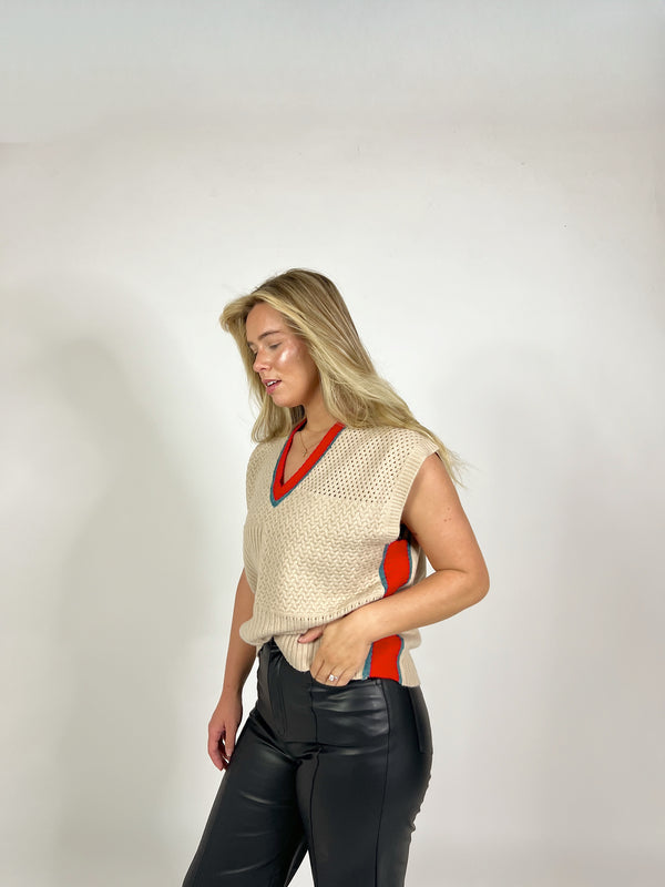 Polly Cable Knit Vest