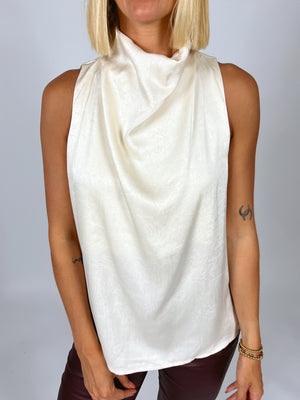 Satin Drape Tank