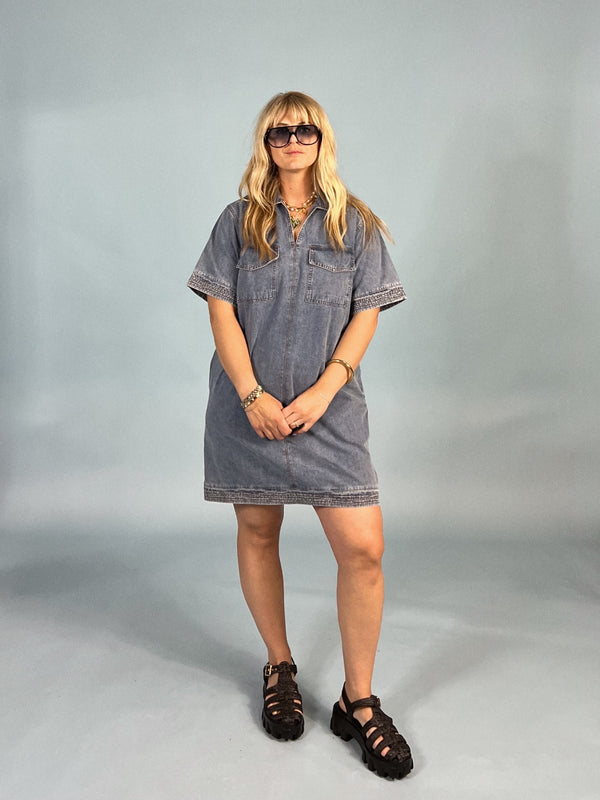 Monroe Denim Dress
