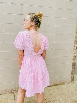 Pink Cotton Candy Mini Dress