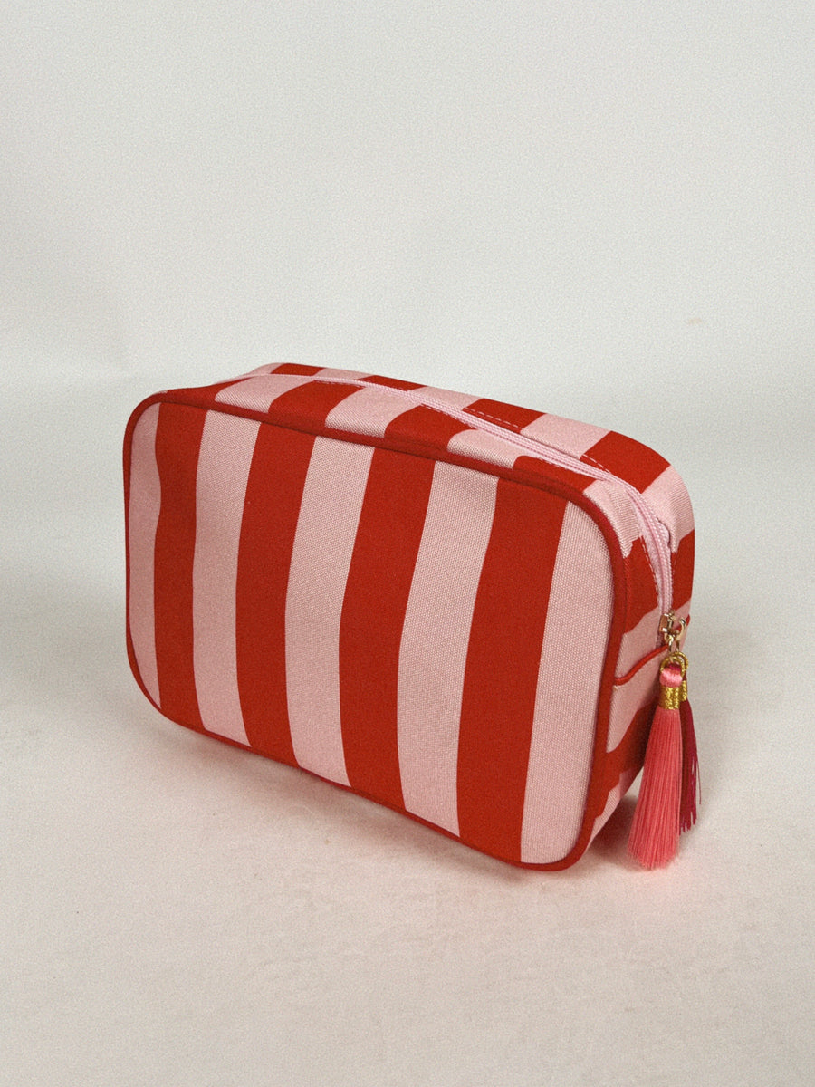 Stripe Canvas Pouch