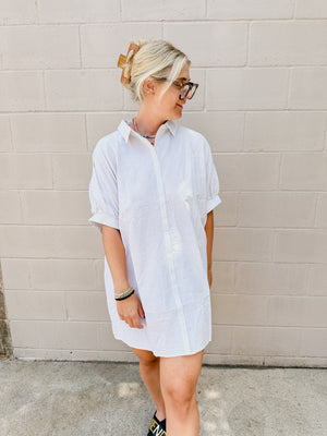 Vacation Button Down Dress